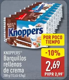 Knoppers - Barquillos Rellenos De Crema