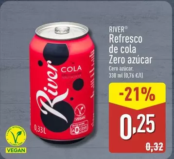 River - Refresco De Cola Zero Azucar