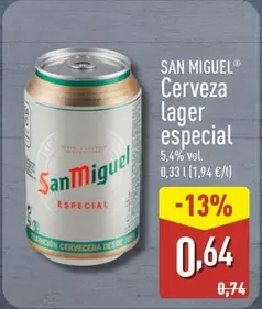 San Miguel - Cerveza Lager Especial