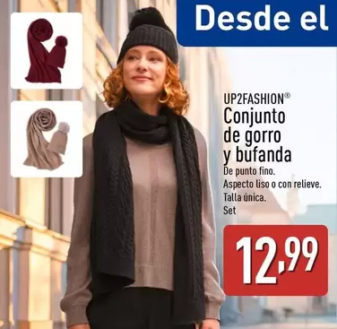Up2fashion - Conjunto De Gorro Y Bufanda
