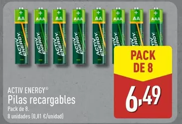Activ Energy - Pilas Recargables