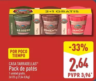 Casa Tarradellas - Pack De Patés