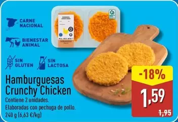 Hamburguesas Crunchy Chicken