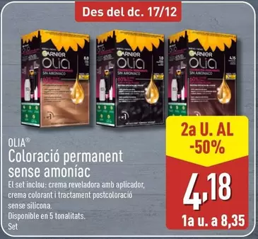Olia - Coloració Permanent Sense Amoníac