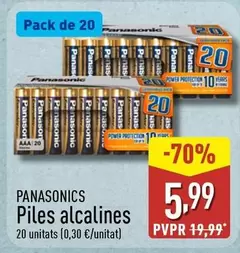 Panasonic - Piles Alcalines