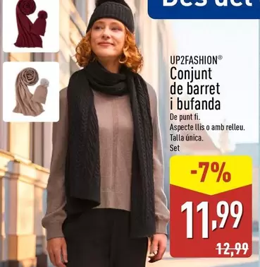 Up2fashion - Conjunt De Barret I Bufanda