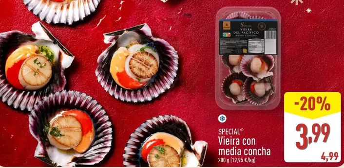 Special - Vieira Con Media Concha