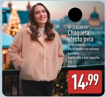 Up2fashion - Chaqueta Efecto Pelo