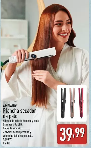 Ambiano - Plancha Secador De Pelo
