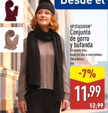 Up2fashion - Conjunto De Gorro Y Bufanda