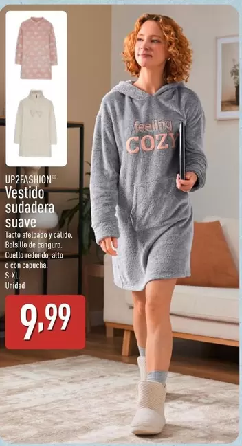 Up2fashion - Vestido Sudadera Suave