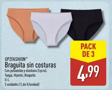 Up2fashion - Braguita Sin Costuras