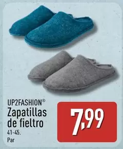 Up2fashion - Zapatillas De Fieltro