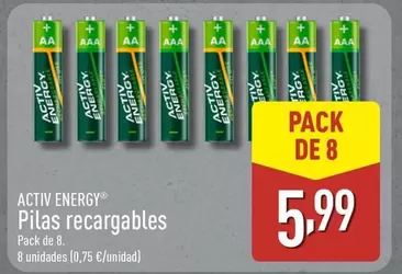 Activ Energy - Pilas Recargables
