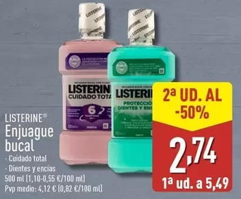 Listerine - Enjuague Bucal