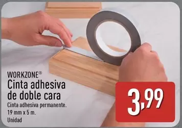Workzone - Cinta Adhesiva De Doble Cara