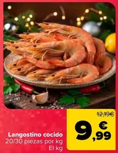 Langostino Cocido