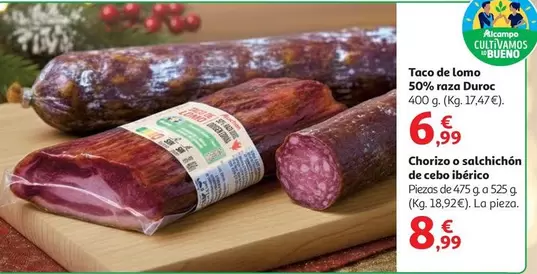 duroc - Taco De Lona 50% Raza Duroc