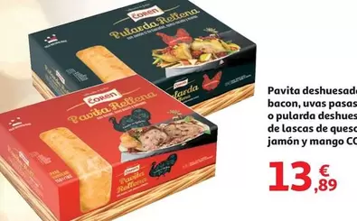 Coren - Pavita Deshuesada Bacon, Uvas Pasas O Pularda Deshueuse De Lascas De Ques Jamon Y Mango