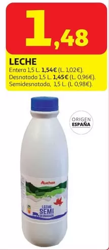 Auchan - Leche