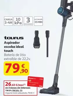 Taurus - Aspirador Escoba Ideal Touch