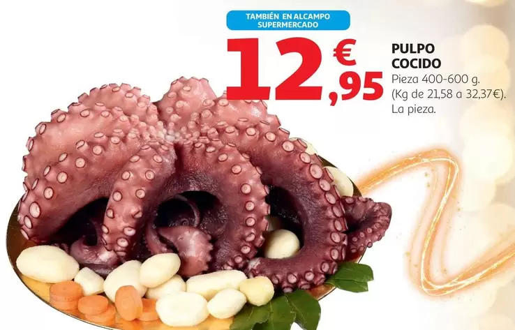 alcampo - Pulpo Cocido