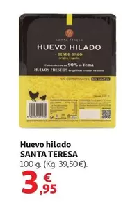 santa teresa - Santa Teresa Huevo Hilado