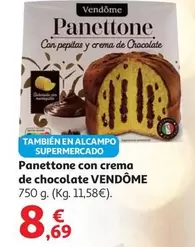 alcampo - Panettone Con Crema De Chocolate