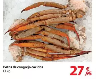 Patas De Cangrejo Cocidas