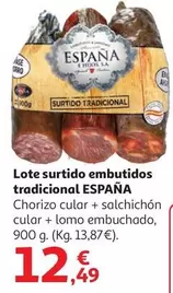 España - Lote Surtido Embutidos Tradicional