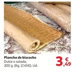 Plancha De Bizcocho