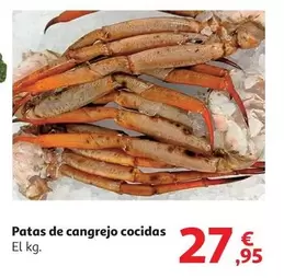 Patas De Cangrejo Cocidas