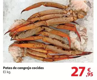 Patas De Cangrejo Cocidas