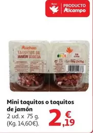 Auchan - Mini Taquitos O Taquitos De Jamón