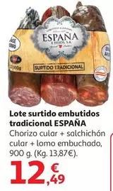 España - Lote Surtido Embutidos Tradicional