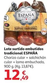España - Lote Surtido Embutidos Tradicional