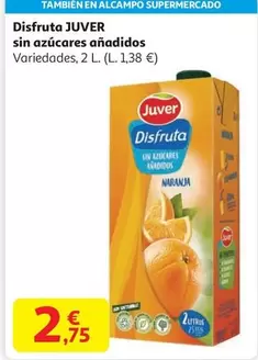 Juver - Disfruta Sin Azucares Anadidos