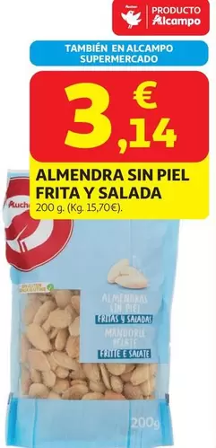 alcampo - Almendra Sin Piel Frita Y Salada