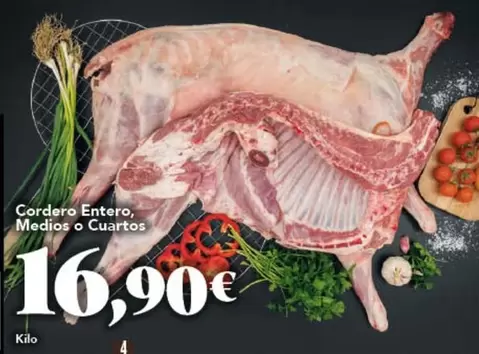 Cordero Entero, Medios O Cuartos