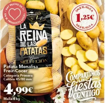 reina - Patata Monalisa Freir-cocer