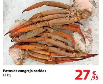 Patas De Cangrejo Cocidas