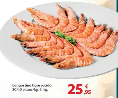 Langostino Tigre Cocido