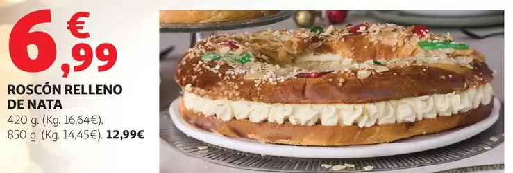 Roscón Relleno De Nata