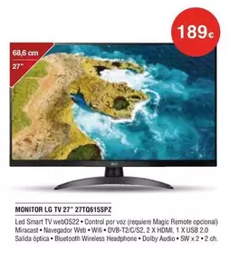 LG - Monitor Tv 27" 27T0615SPZ
