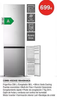 Hisense - Combi Rb440n4ca