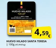 santa teresa - Huevo Hilado