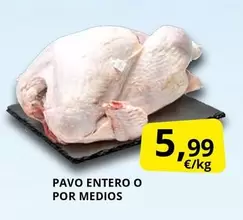 Pavo Entero O Por Medios