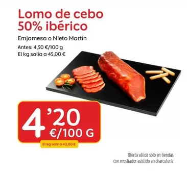 Emjamesa - Lomo De Cebo 50% Iberico