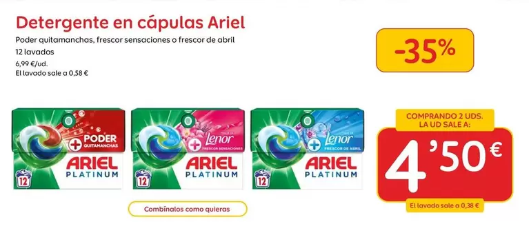 Ariel - Detergente En Capulas