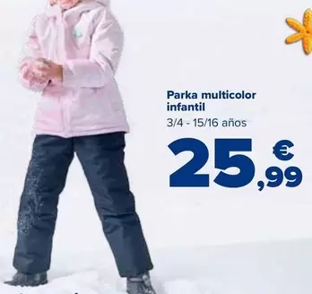 Parka Multicolor Infantil